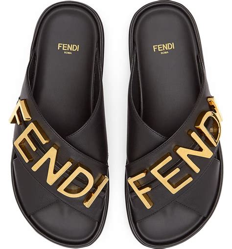 fendi white and black platform sandals|women Fendi sandals clearance.